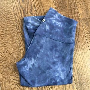 Lululemon align pants size 6, inseam 28”, blue